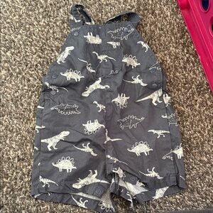 Carter's Gray Dinosaur Bodysuit
